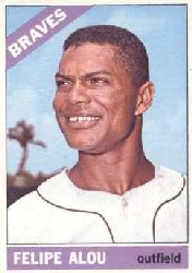1966 Topps Baseball Cards      096      Felipe Alou
